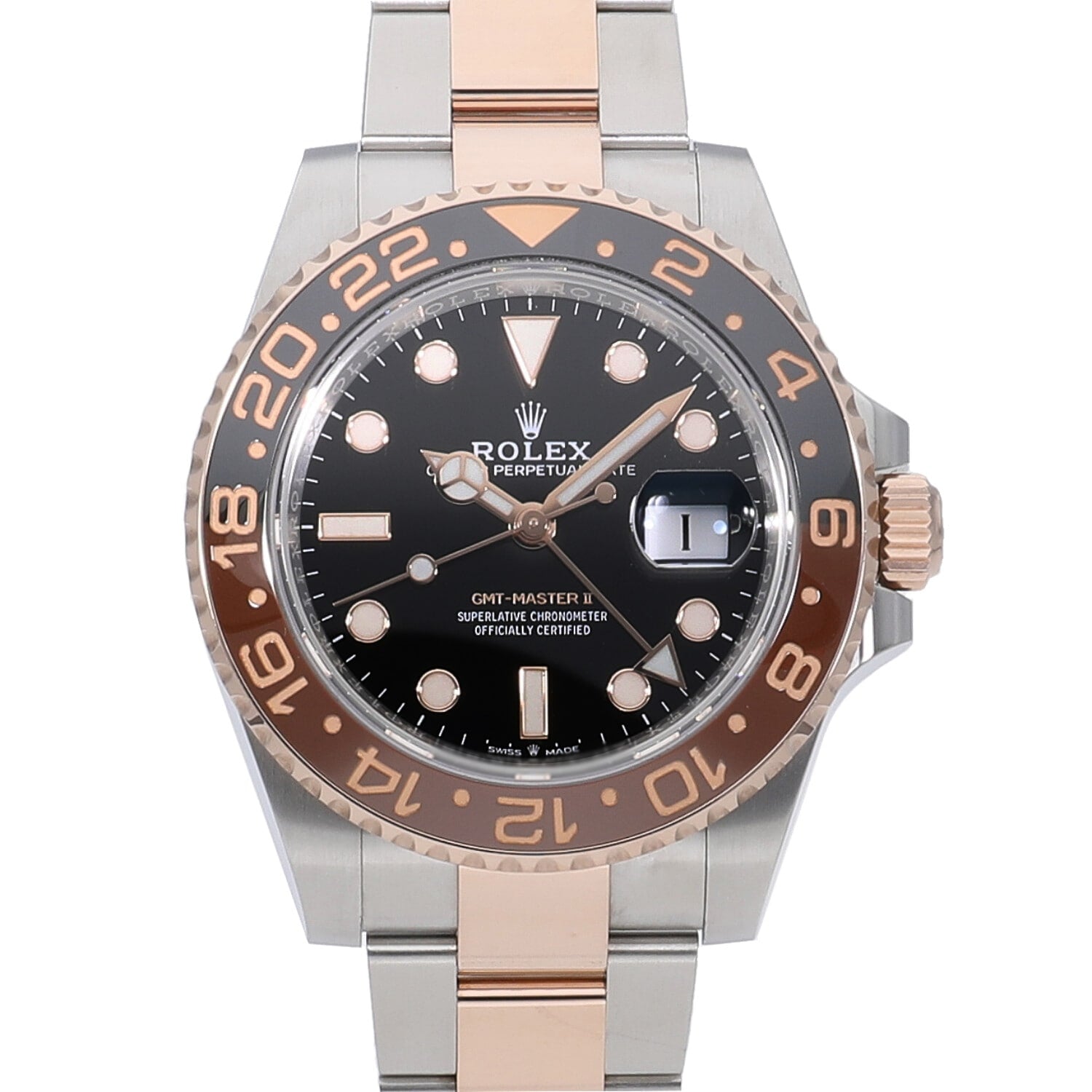 [中古]ロレックス GMTマスター II ブラック 126711CHNR ランダム メンズ