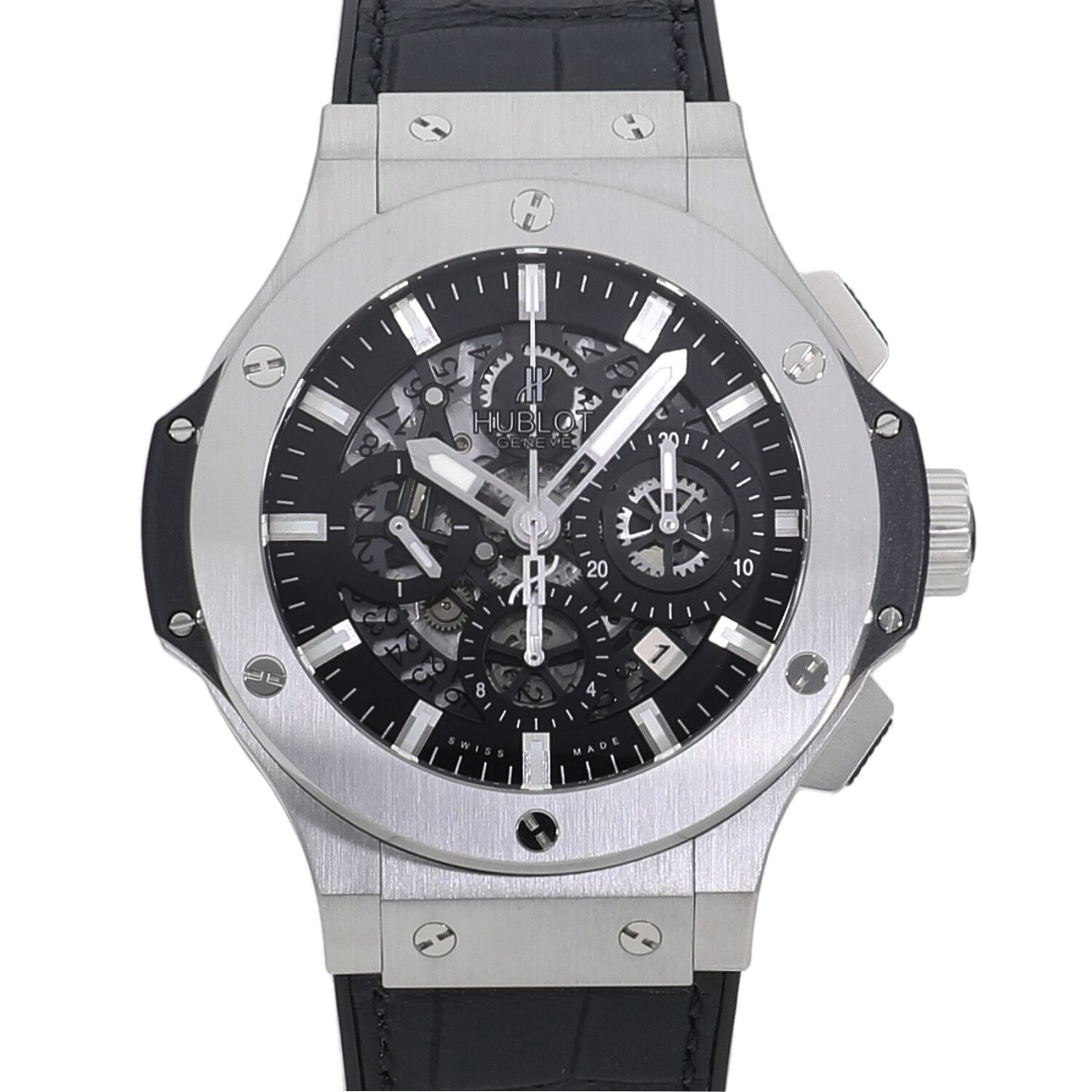 [中古]ウブロ ビッグバン アエロバン スチール ブラック 311.SX.1170.GR メンズ