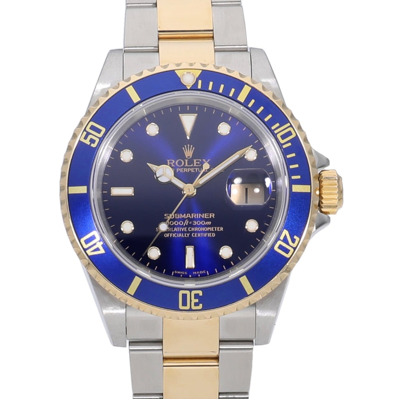 [中古]ロレックス サブマリーナー デイト ブルー 16613 F番 メンズ