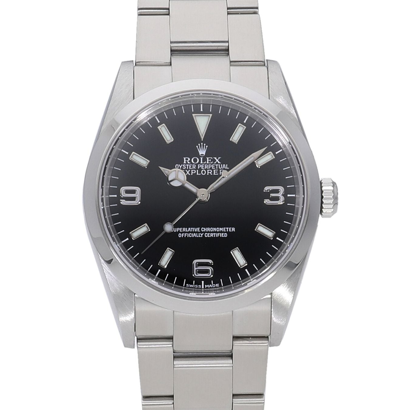 [中古]ロレックス エクスプローラー I ブラック 114270 K番 メンズ