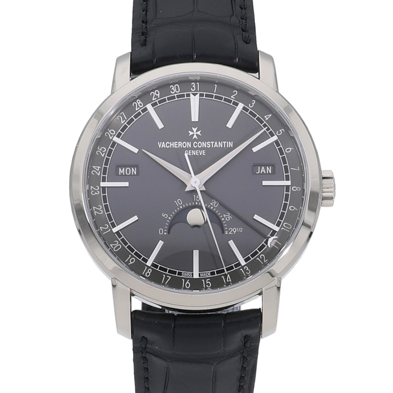 [未使用]ヴァシュロンコンスタンタン トラディショナル コンプリート カレンダー グレー 4010T/000G-B740 メンズ