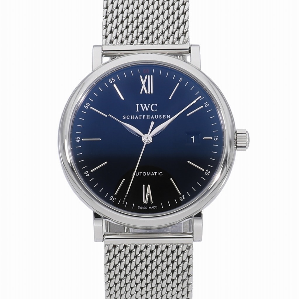 [中古]IWC ポートフィノ オートマティック ブラック IW356506 メンズ
