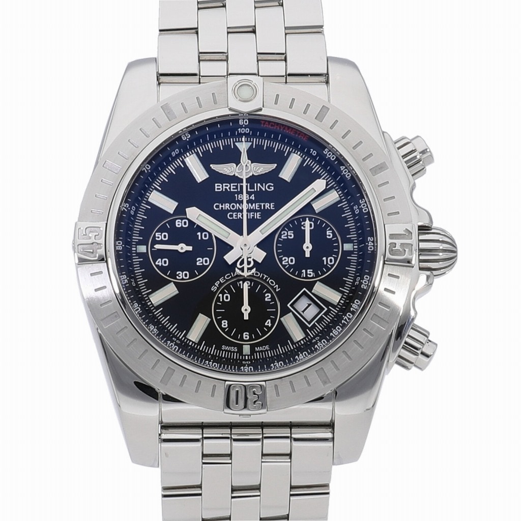 [中古]ブライトリング クロノマット JSP ジャパン・スペシャル・エディション ブラック AB0115111B1A1/A001B70PA メンズ