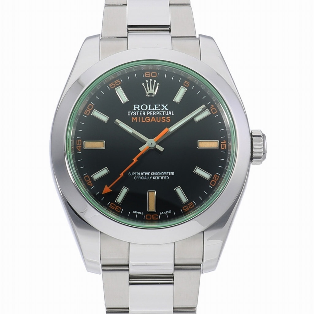 [中古]ロレックス ミルガウス ブラック 116400GV ランダム メンズ