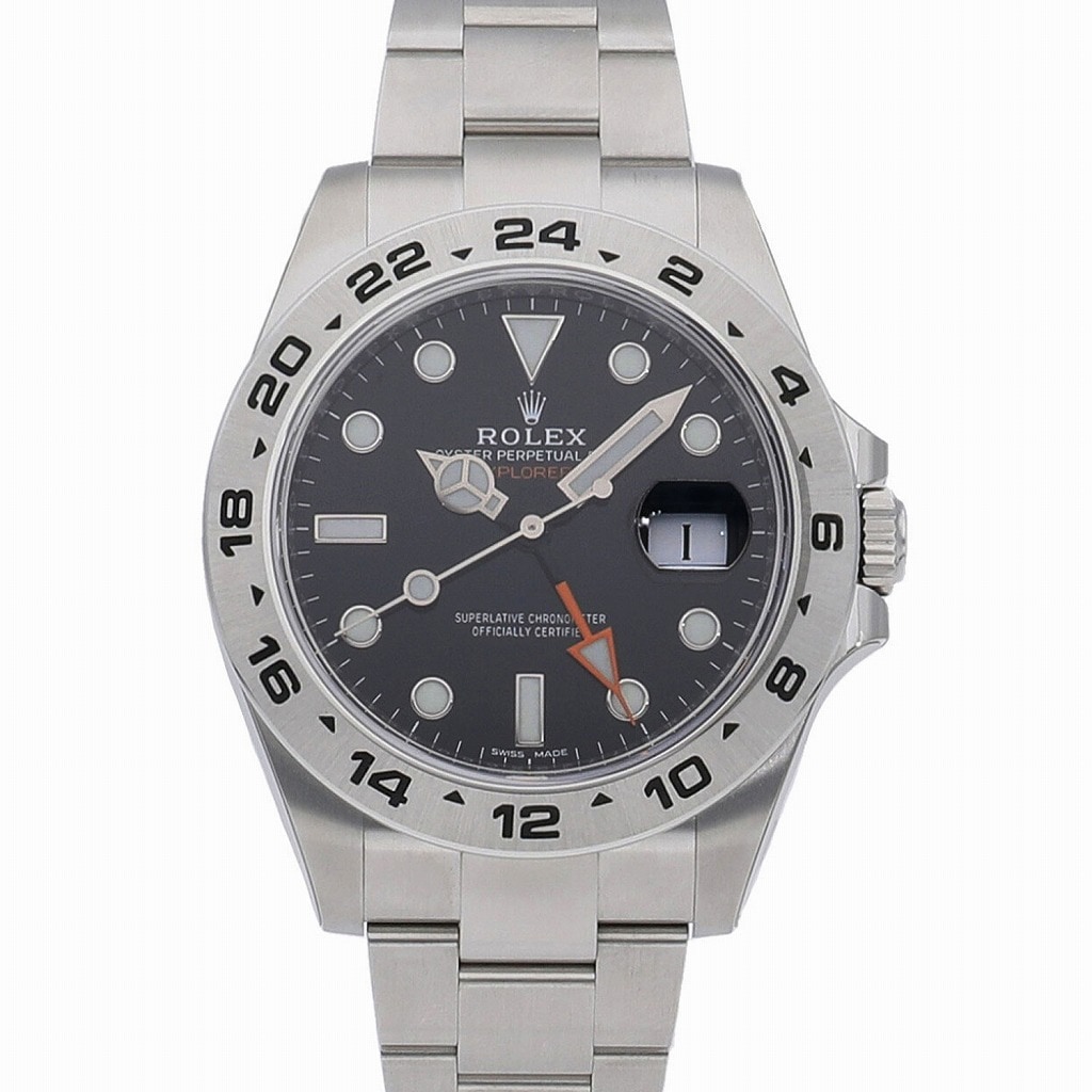 [未使用]ロレックス エクスプローラーⅡ ブラック 216570 ランダム メンズ