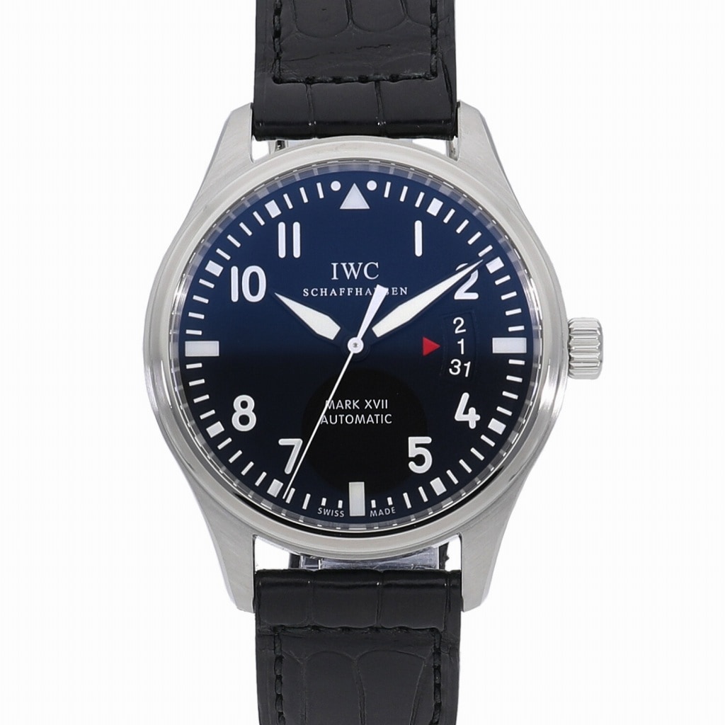 [中古]IWC パイロットウォッチ マークXVII ブラック IW326501 メンズ