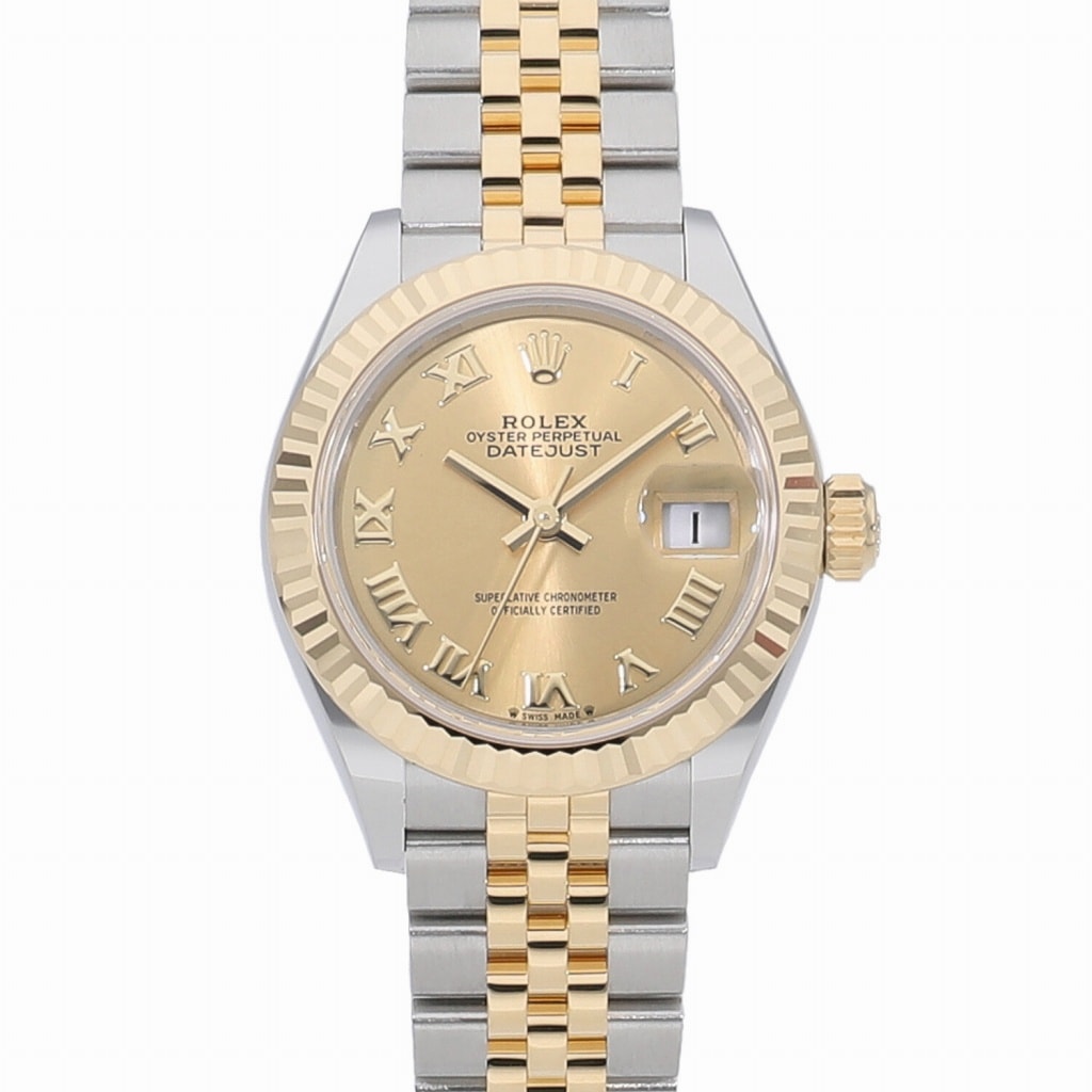 [新品]ロレックス レディ デイトジャスト 28 279173 シャンパンローマ レディース
