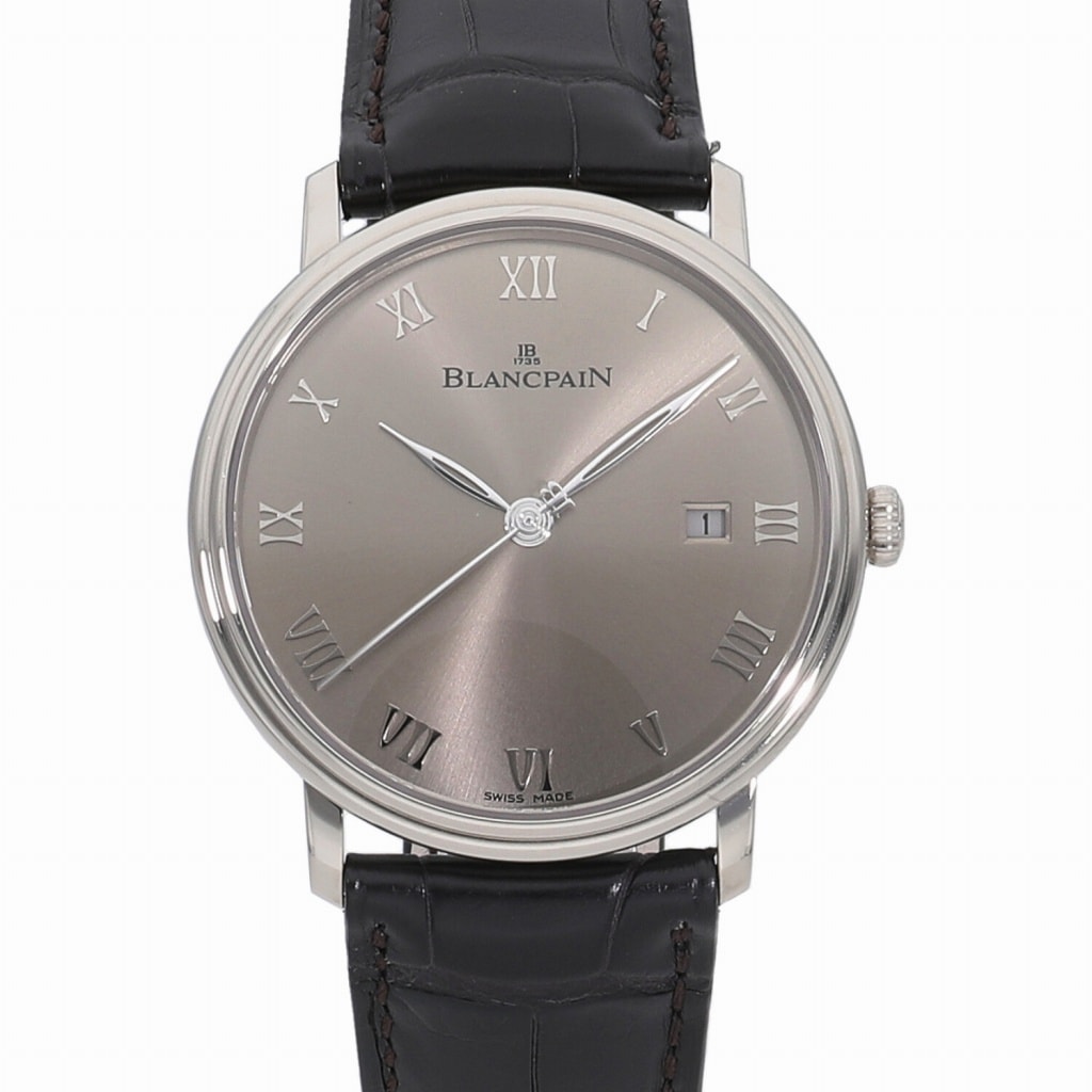 [中古]ブランパン ヴィルレ ウルトラ スリム グレー 6651-1504-55B メンズ