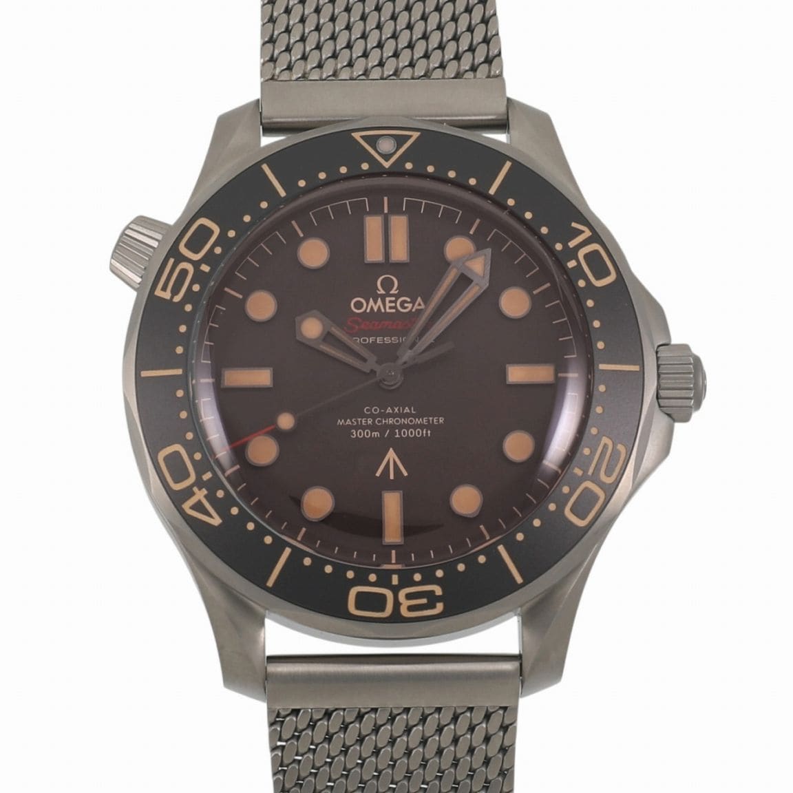 [新品]オメガ シーマスター ダイバー 300m コーアクシャル マスタークロノメーター 007エディション 210.90.42.20.01.001 ブラウン メンズ