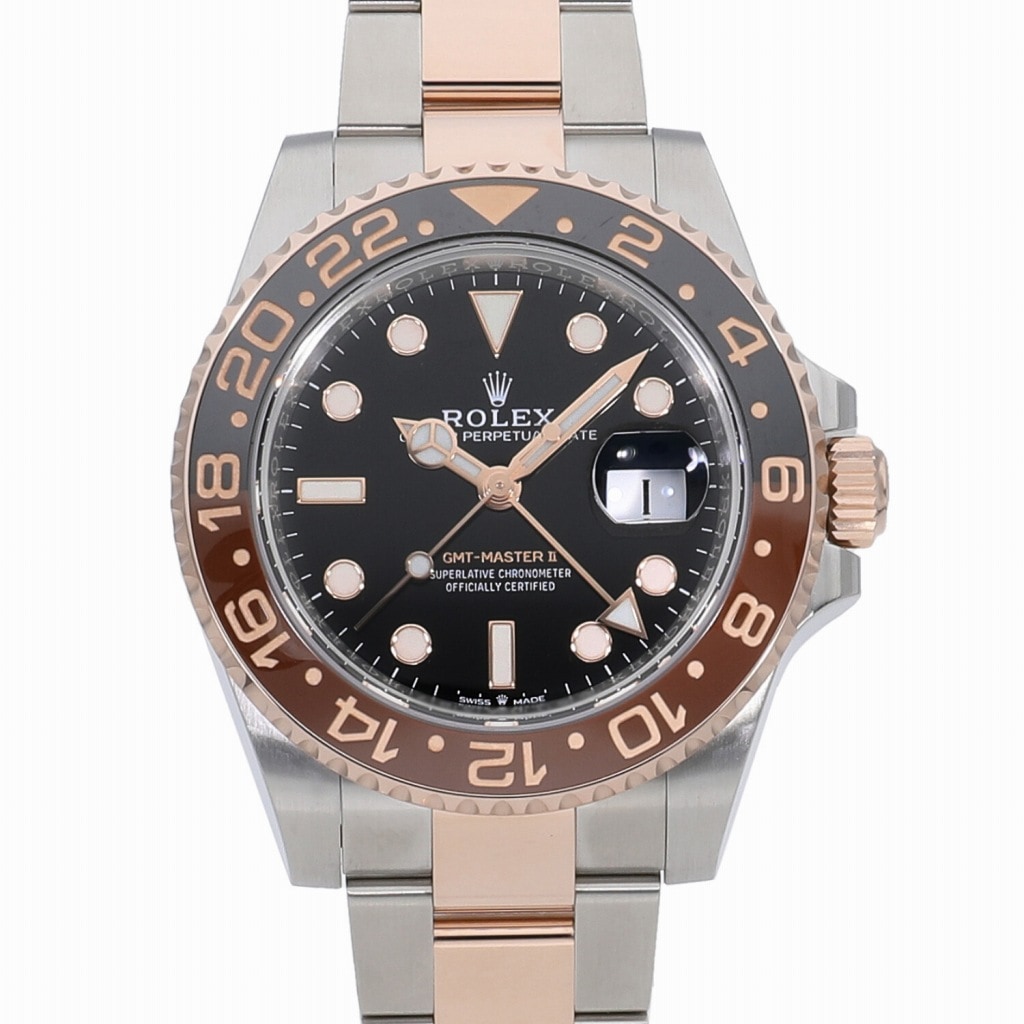 [中古]ロレックス GMTマスター II ブラック 126711CHNR ランダム メンズ