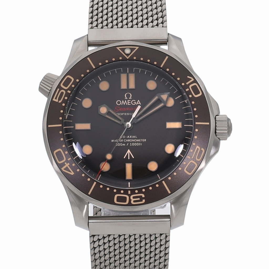 [未使用]オメガ シーマスター ダイバー 300m コーアクシャル マスタークロノメーター 007エディション ブラック 210.90.42.20.01.001 メンズ