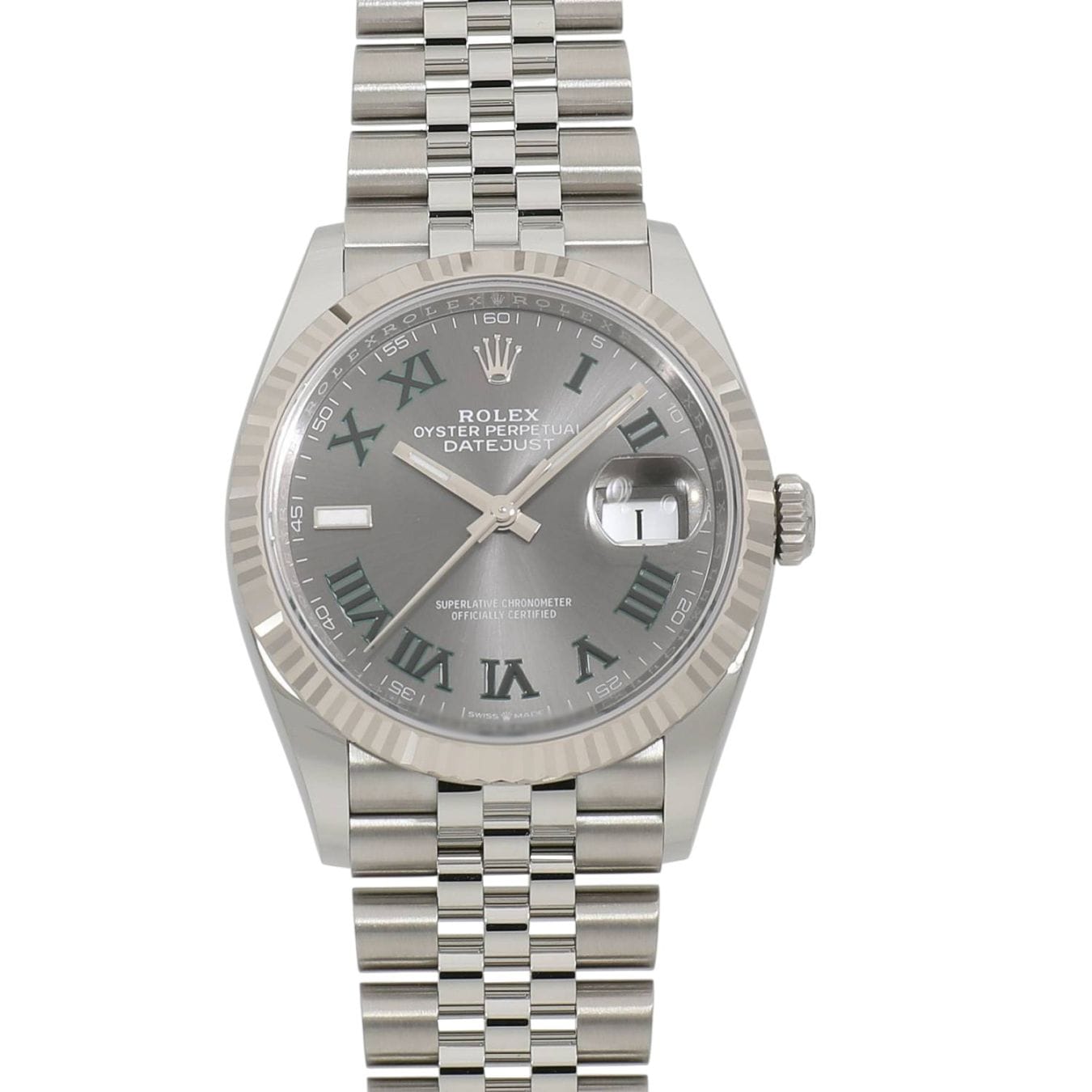 [新品]ロレックス デイトジャスト 36 126234 スレートローマ メンズ