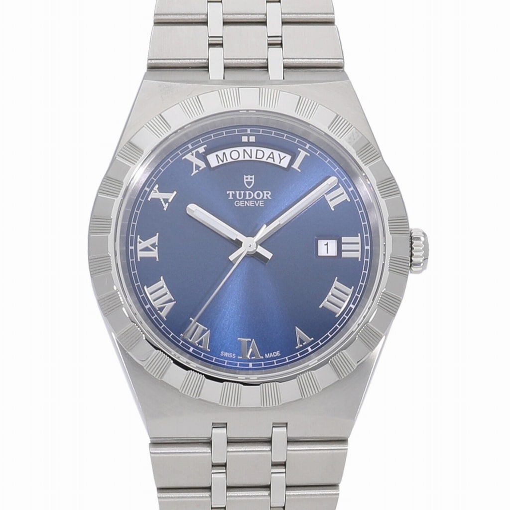 [中古]チューダー ロイヤル デイト・デイ ブルー M28600-0005 メンズ