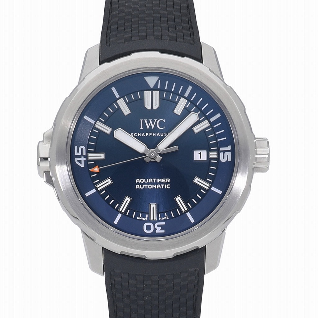 [中古]IWC アクアタイマー・オートマティック エクスペディション・ジャック＝イヴ・クストー ブルー IW329005 メンズ