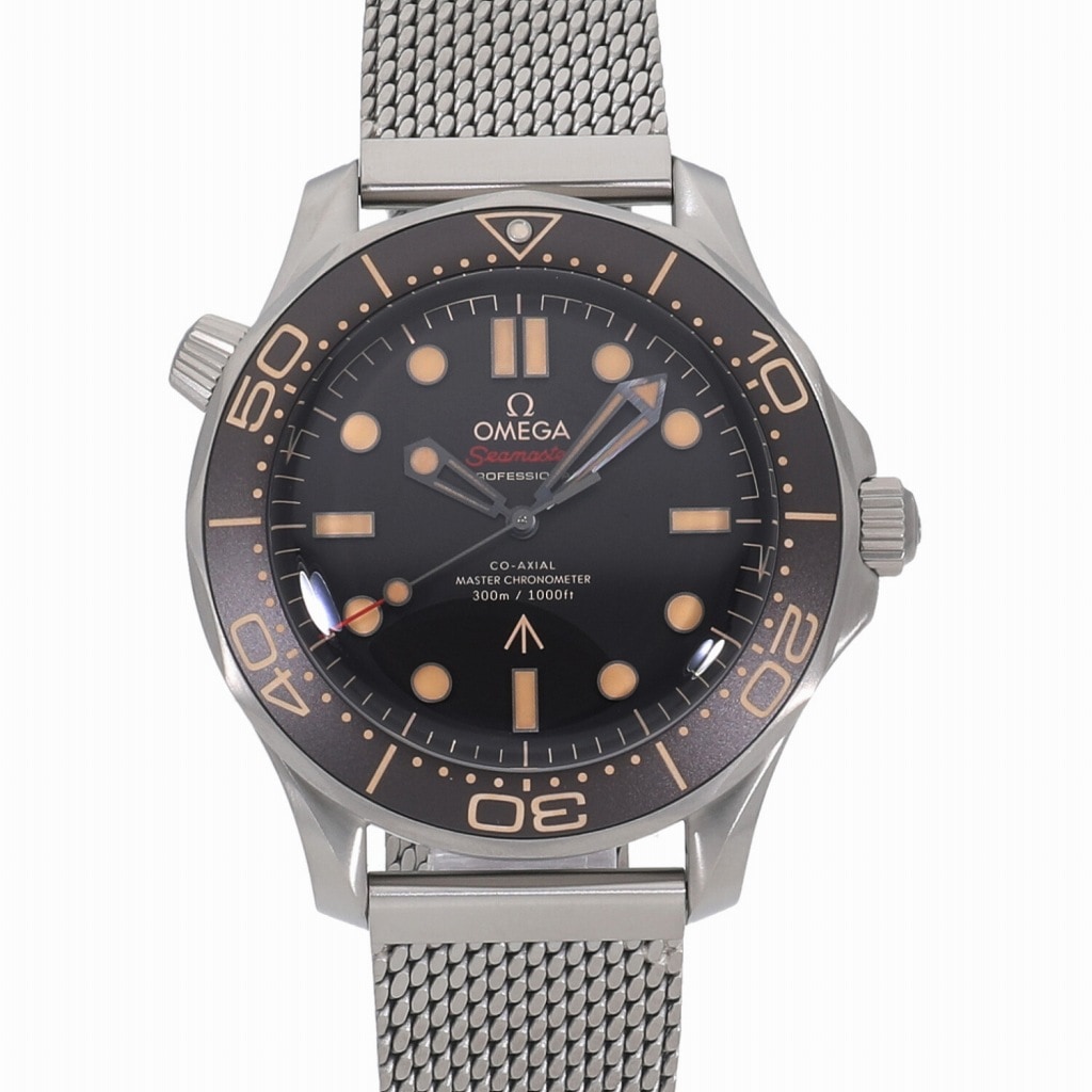 [未使用]オメガ シーマスター ダイバー 300m コーアクシャル マスタークロノメーター 007エディション ブラウン 210.90.42.20.01.001 メンズ