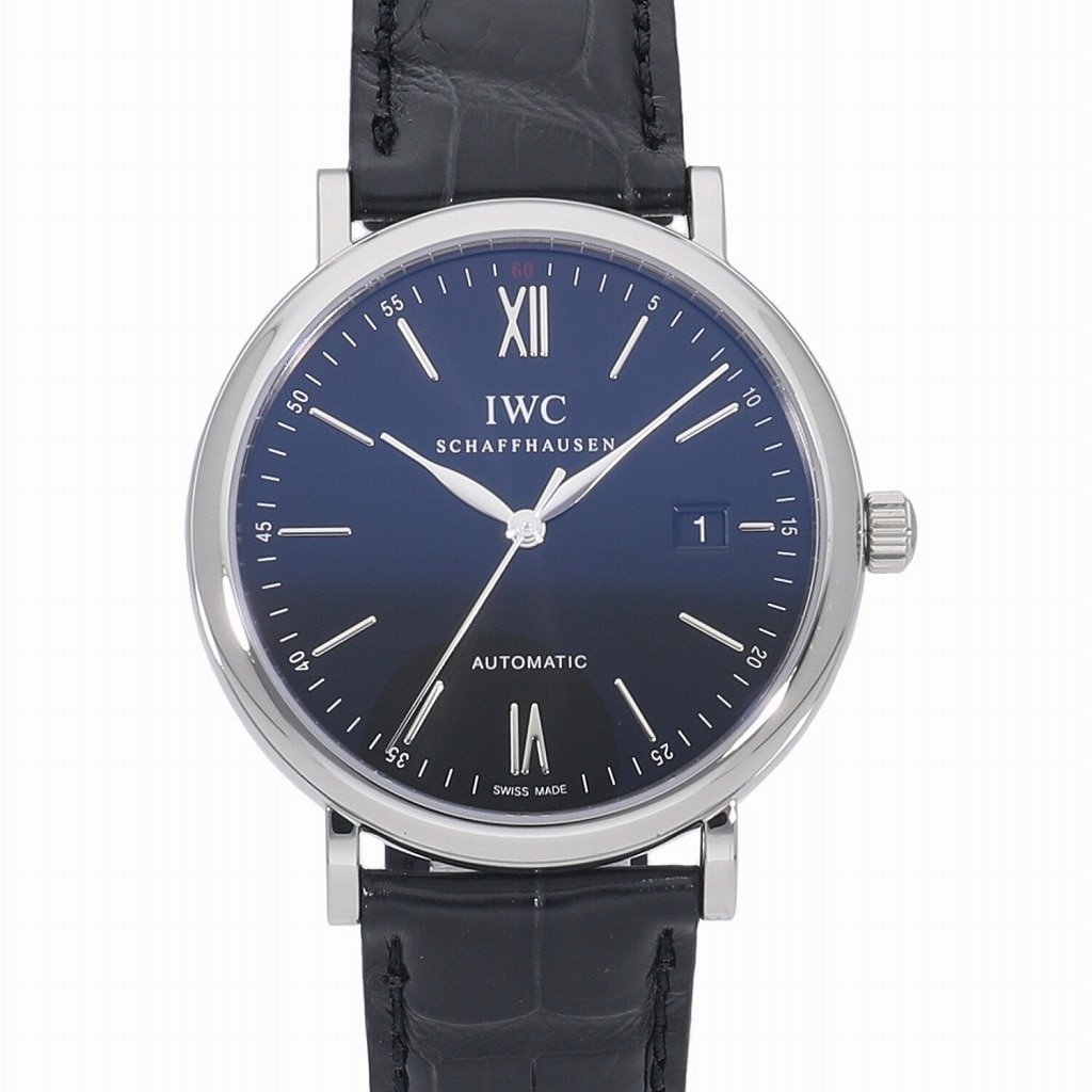 [新品]IWC ポートフィノ オートマティック ブラック IW356502 メンズ