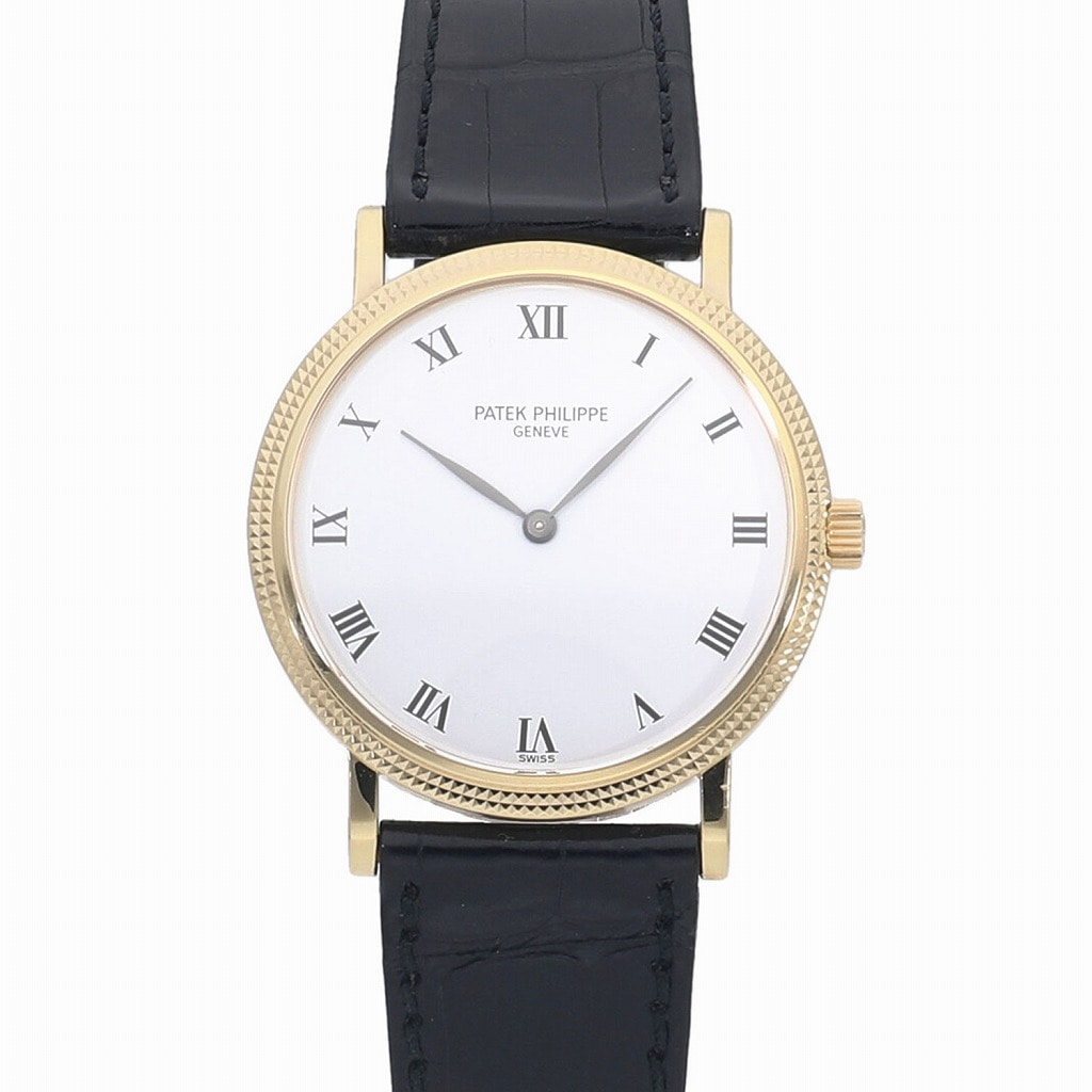 [中古]パテックフィリップ カラトラバ ホワイト 3992J-010 メンズ