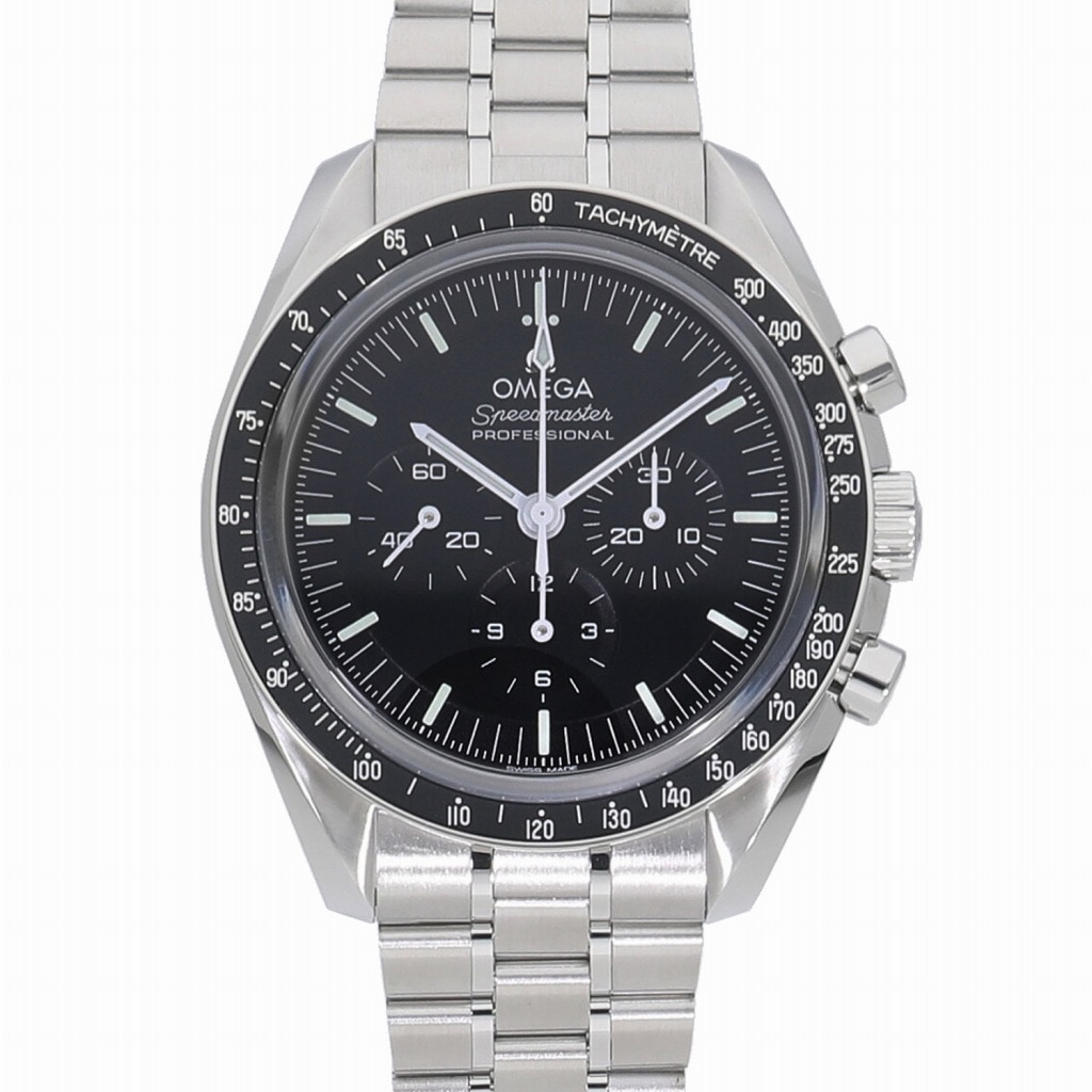 [未使用]オメガ スピードマスター ムーンウォッチ プロフェッショナル コーアクシャル マスター クロノメーター クロノグラフ ブラック 310.30.42.50.01.002 メンズ