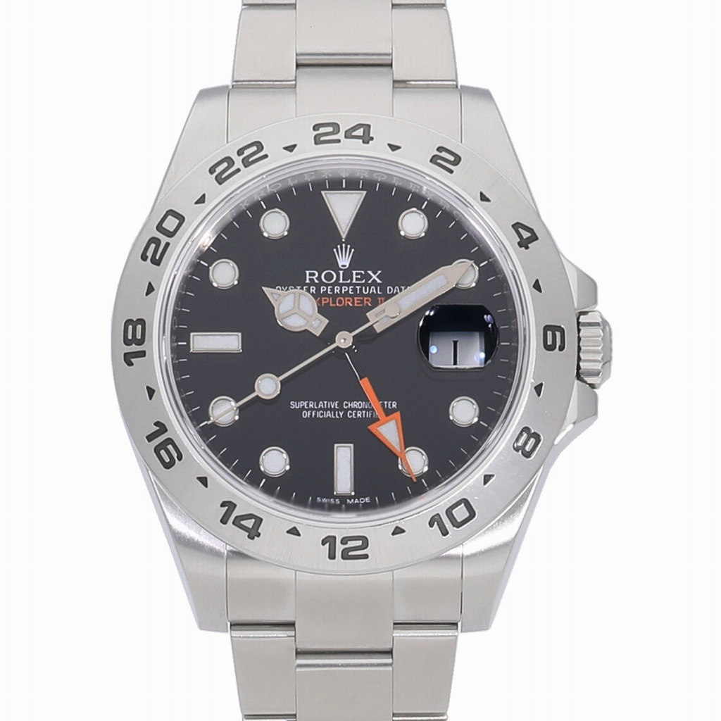 [中古]ロレックス エクスプローラーII ブラック 216570 ランダム メンズ