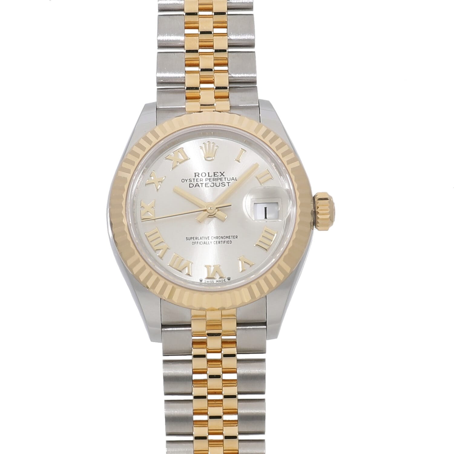 [新品]ロレックス レディ デイトジャスト 28 279173 シルバーローマ レディース