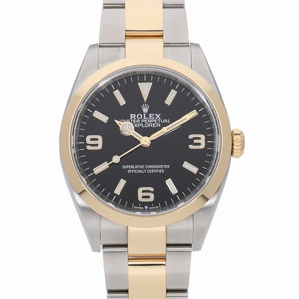 [未使用]ロレックス エクスプローラー ブラック 124273 ランダム メンズ