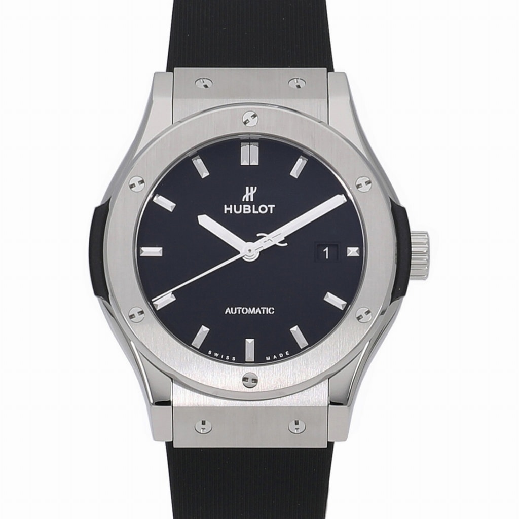 [新品]ウブロ 	クラシックフュージョンチタニウム ブラック 542.NX.1171.RX メンズ