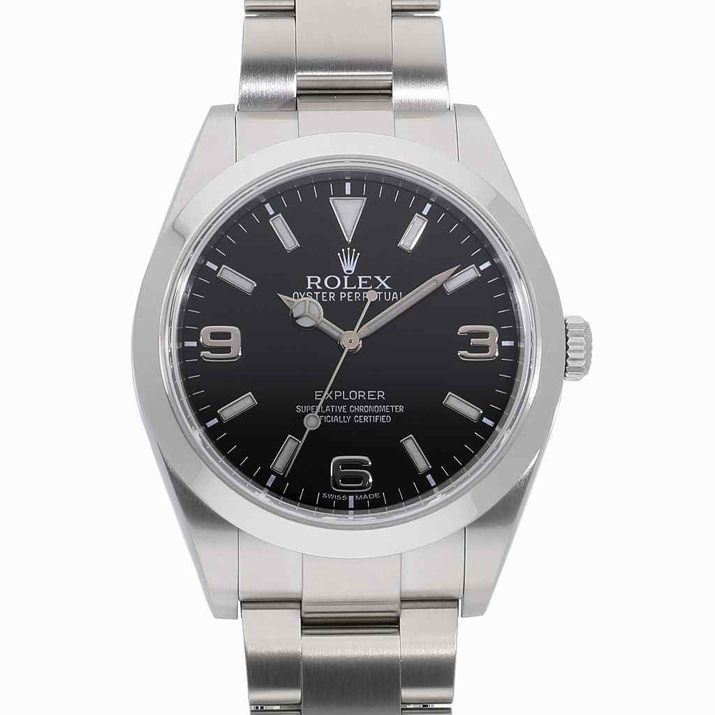 [中古]ロレックス エクスプローラー I ブラック 214270 ランダム メンズ