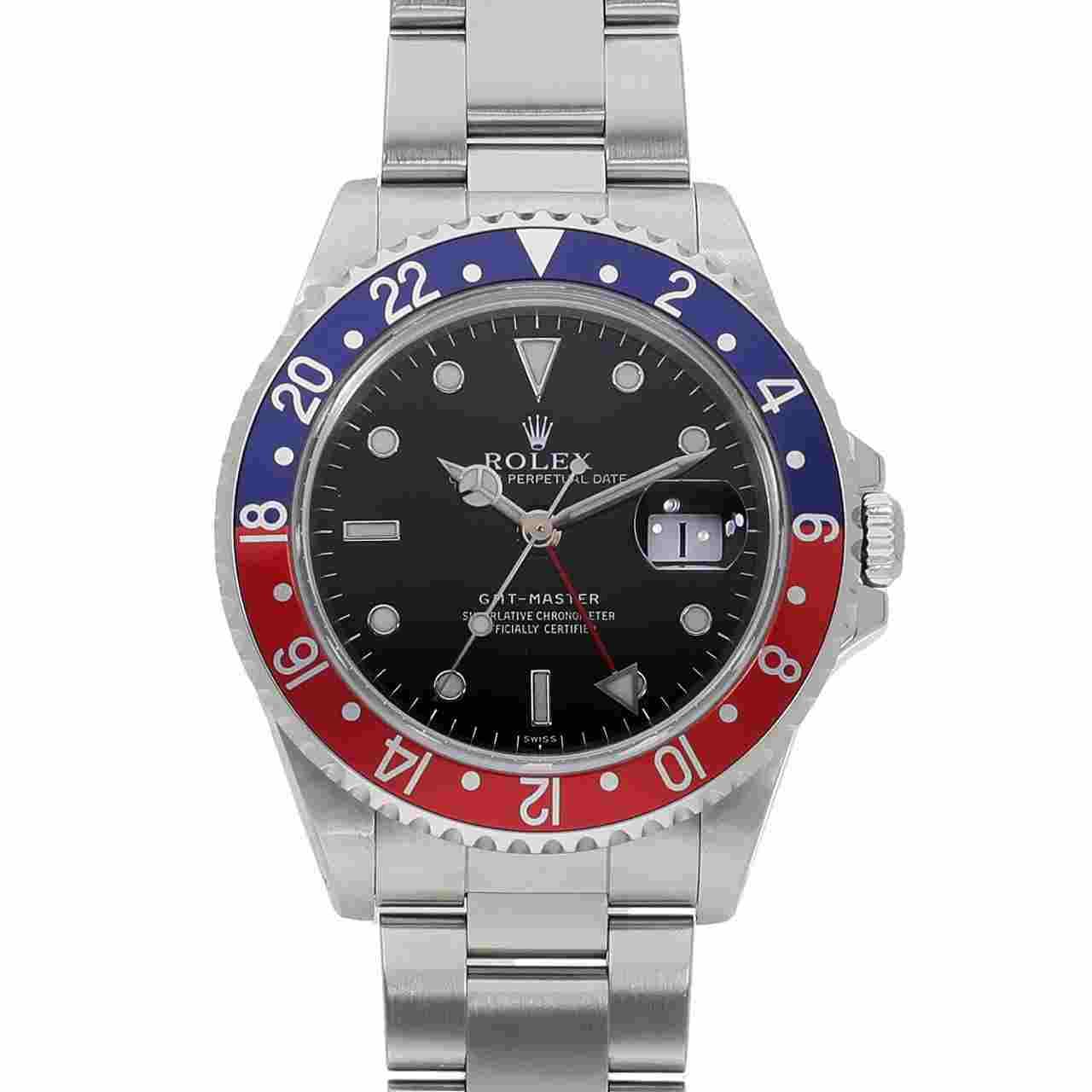 [中古]ロレックス GMTマスター 赤青/ペプシ ブラック 16700 A番 メンズ