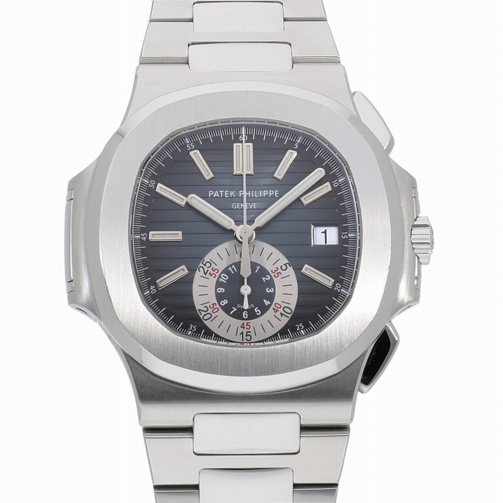 [中古]パテックフィリップ ノーチラス クロノグラフ ブルーグラデーション 5980/1A-001 メンズ