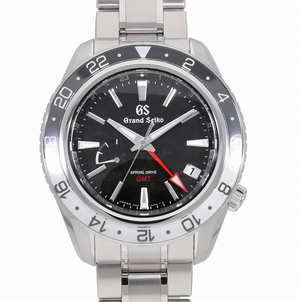 [中古]セイコー グランドセイコー スポーツコレクション スプリングドライブGMT マスターショップ限定 ブラック SBGE277 / 9R66-0BK0 メンズ