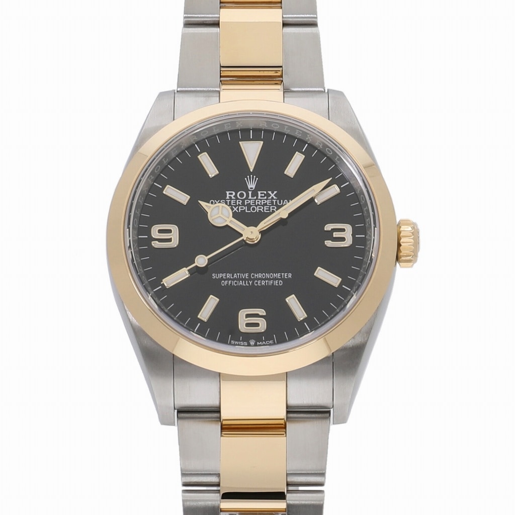 [未使用]ロレックス エクスプローラー ブラック 124273 ランダム メンズ