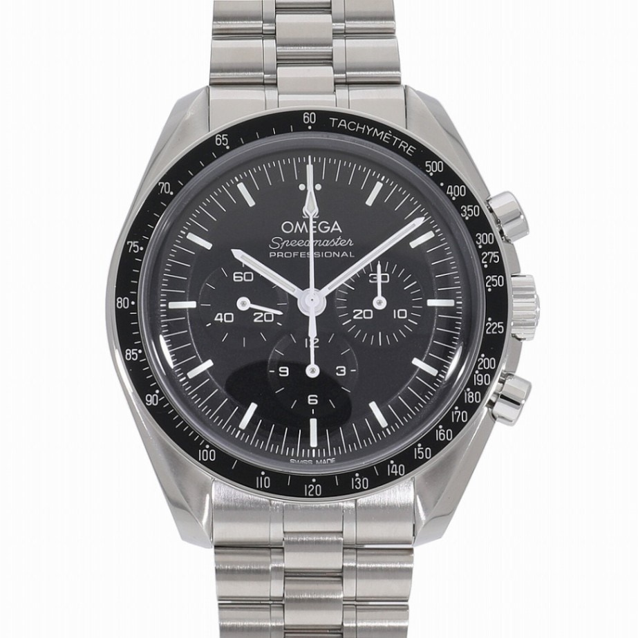 [未使用]オメガ スピードマスター ムーンウォッチ プロフェッショナル コーアクシャル マスター クロノメーター クロノグラフ ブラック 310.30.42.50.01.001 メンズ