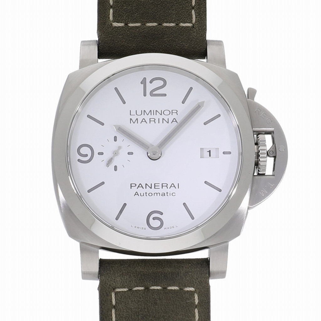 [中古]パネライ ルミノール マリーナ 44MM ホワイト PAM01314 X番 メンズ