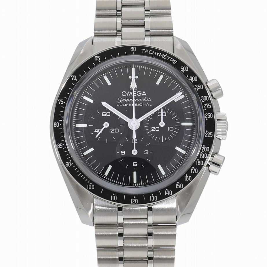 [未使用]オメガ スピードマスター ムーンウォッチ プロフェッショナル コーアクシャル マスター クロノメーター クロノグラフ ブラック 310.30.42.50.01.002 メンズ