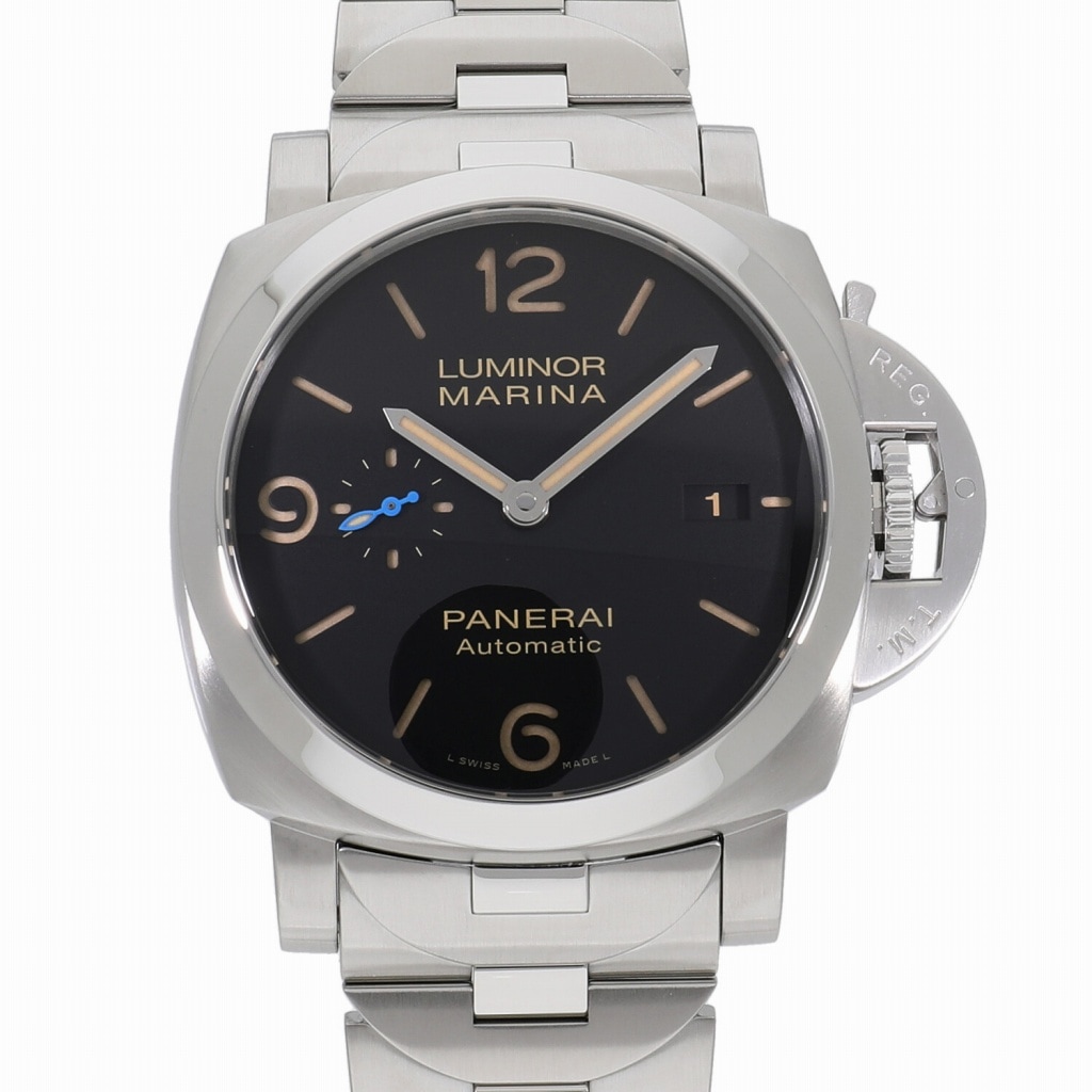 [中古]パネライ ルミノール マリーナ 1950 3デイズ アッチャイオ ブラック PAM00723 T番 メンズ