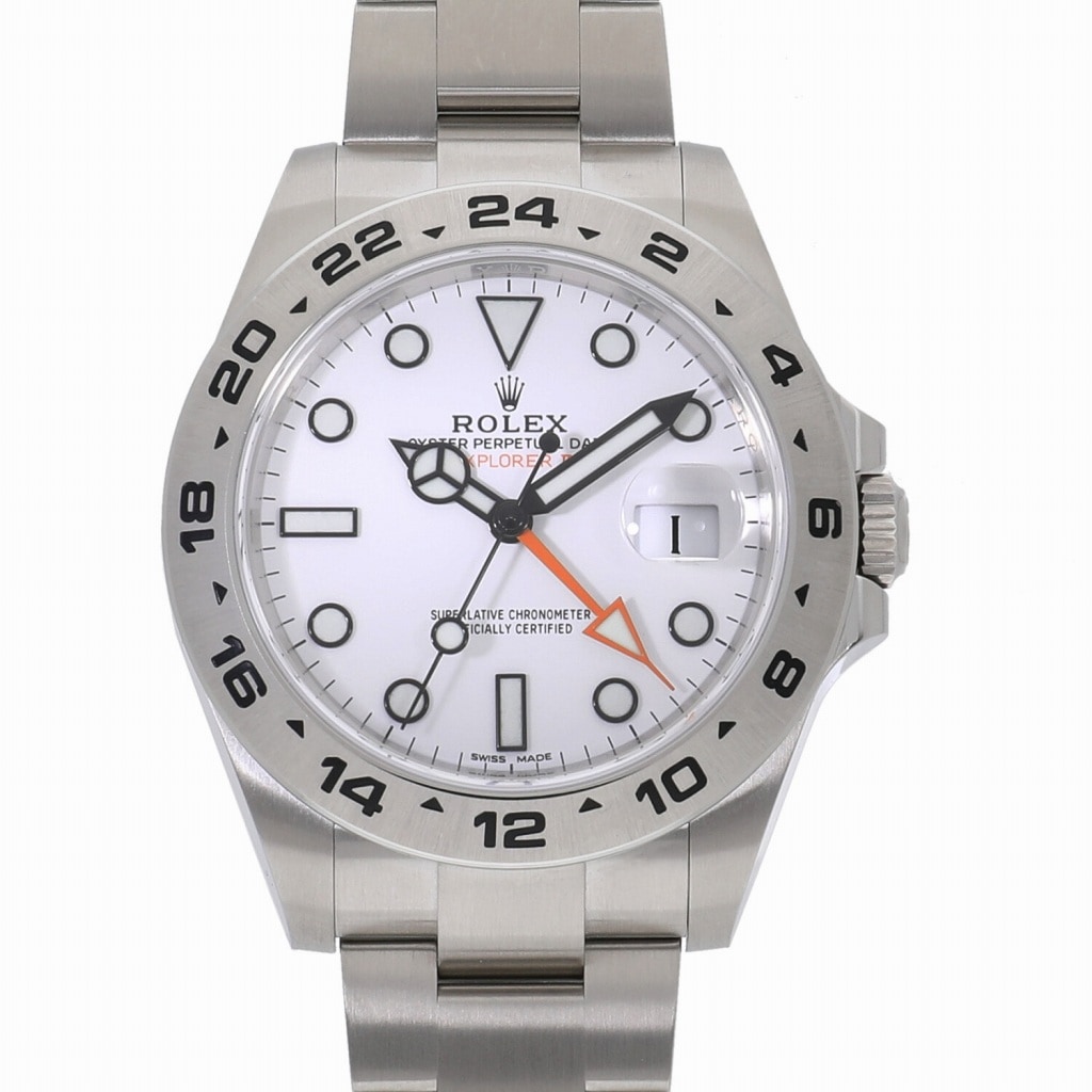[中古]ロレックス エクスプローラーⅡ ホワイト 216570 ランダム メンズ
