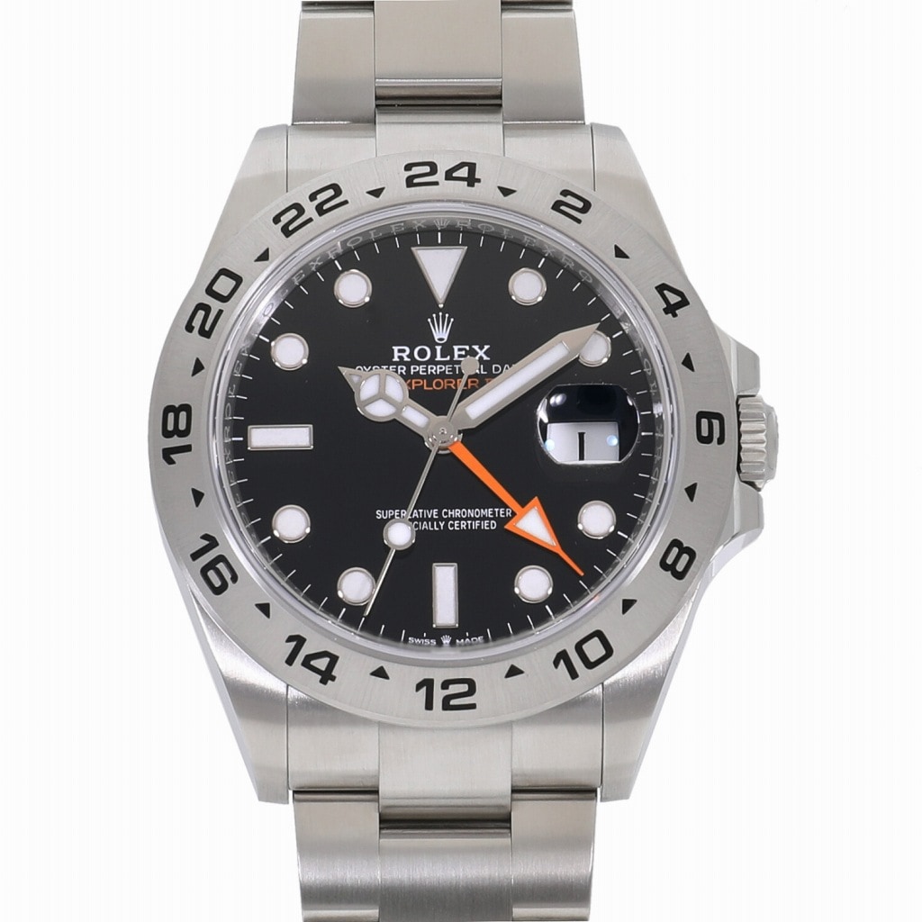 [未使用]ロレックス エクスプローラーII ブラック 226570 ランダム メンズ