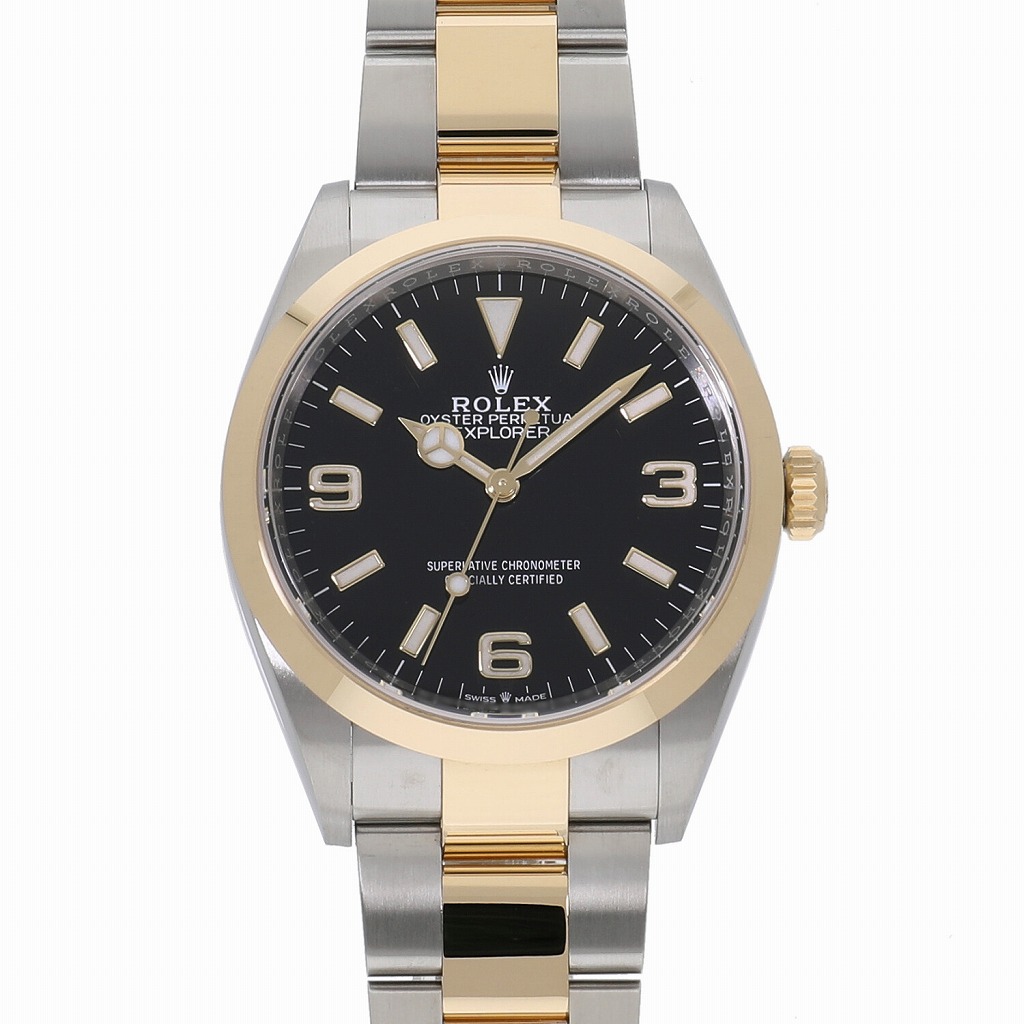 [未使用]ロレックス エクスプローラー ブラック 124273 ランダム メンズ