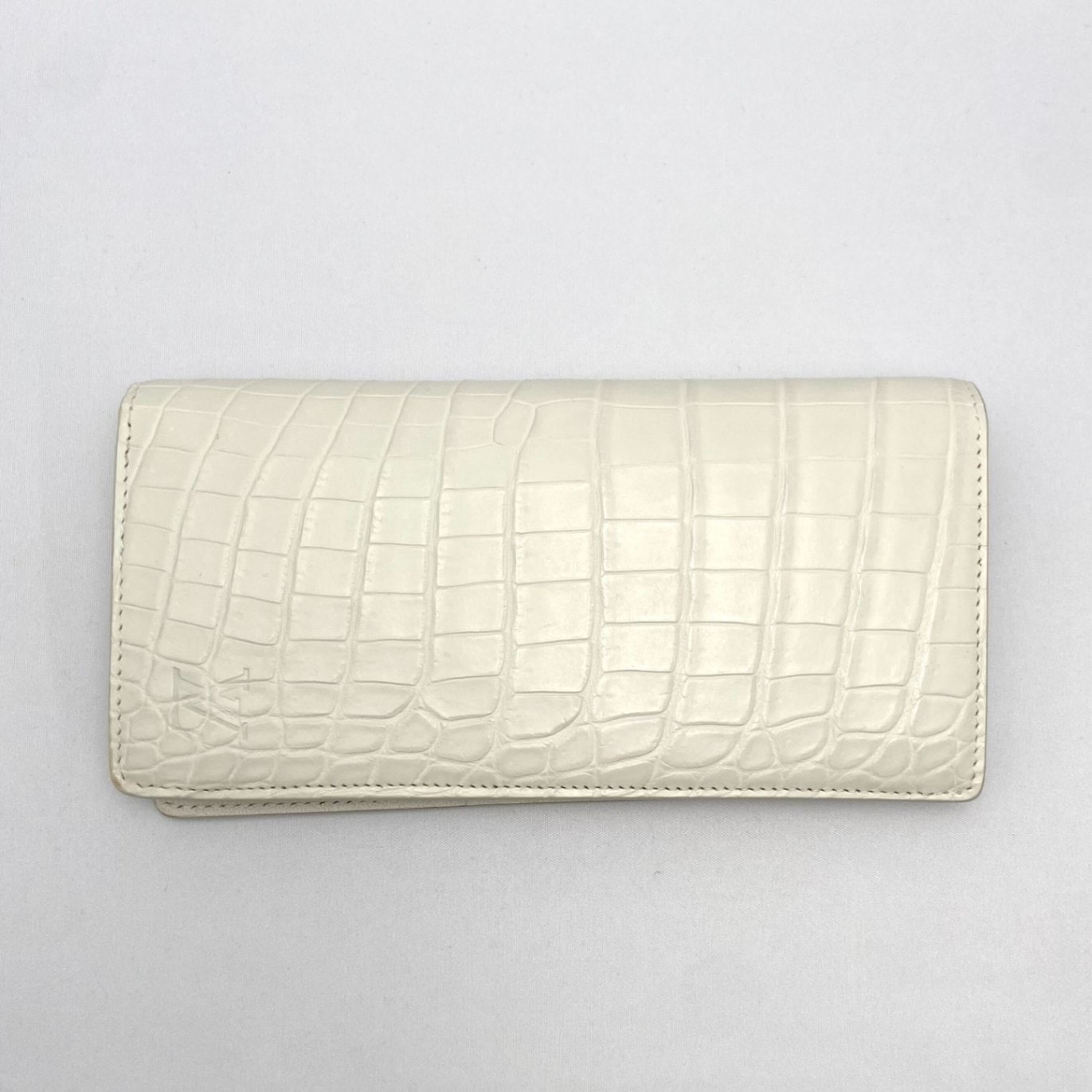 [新品]ルイヴィトン ポルトフォイユ・ブラザ Q11210 ホワイト クロコダイル 長財布