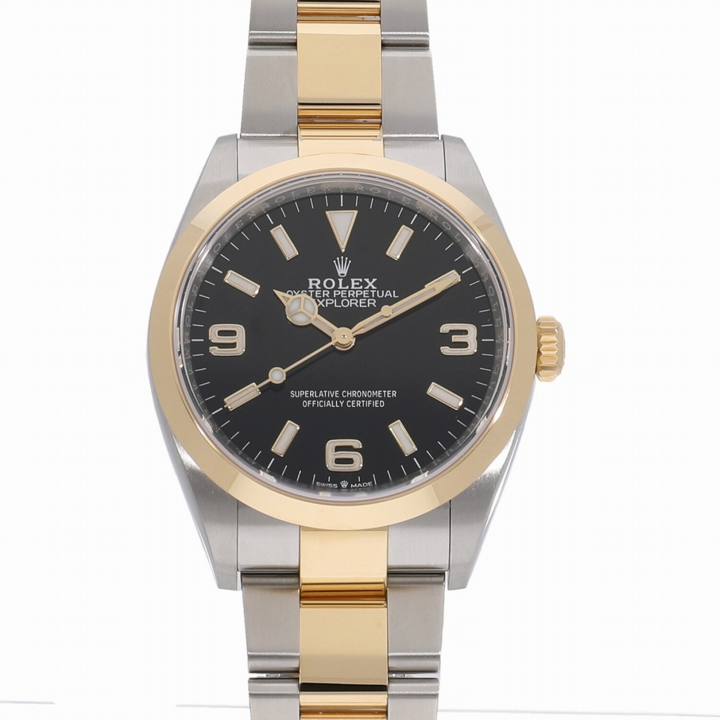 [未使用]ロレックス エクスプローラー ブラック 124273 メンズ
