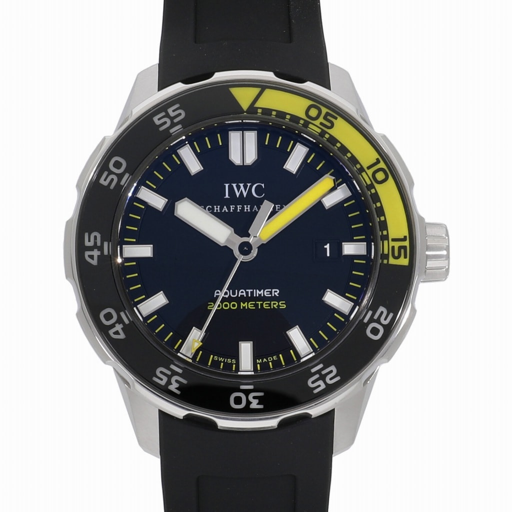 [中古]IWC アクアタイマー オートマティック 2000 ブラック IW356802 メンズ