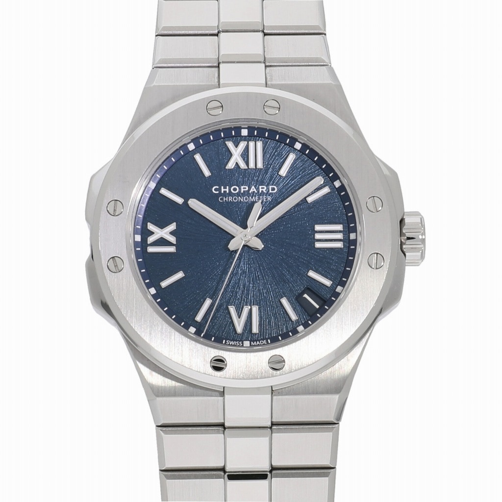 [中古]ショパール アルパイン イーグル ラージ 41MM ブルー 298600-3001 メンズ