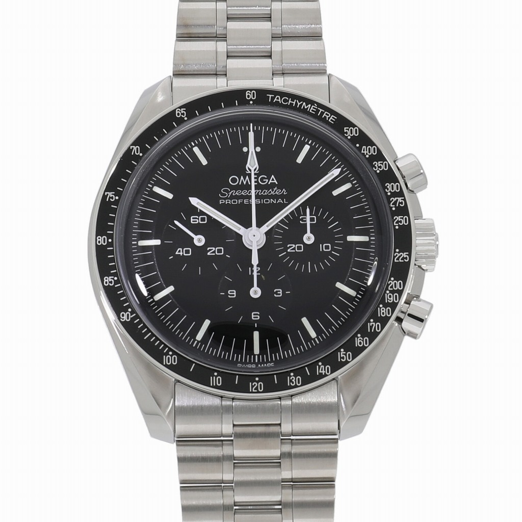 [未使用]オメガ スピードマスター ムーンウォッチ プロフェッショナル コーアクシャル マスター クロノメーター クロノグラフ ブラック 310.30.42.50.01.001 メンズ