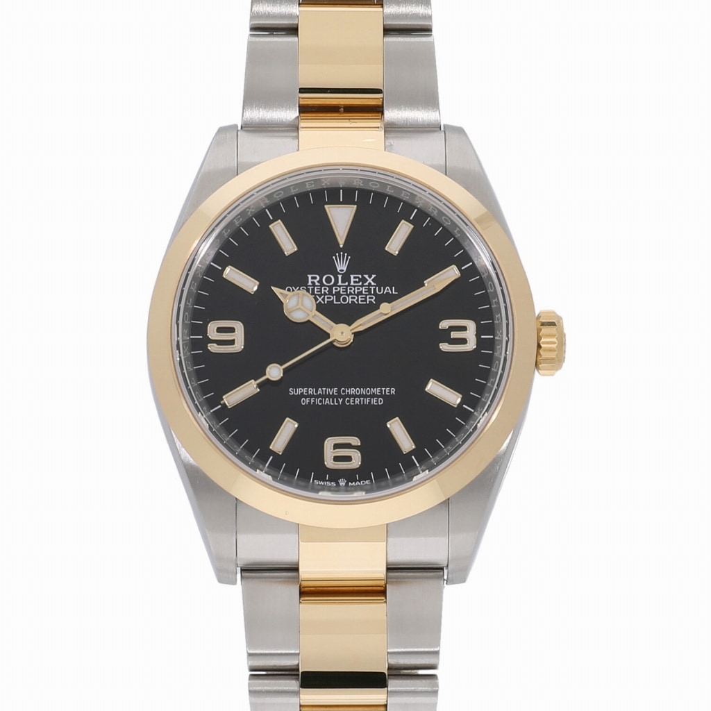[未使用]ロレックス エクスプローラー 36 ブラック 124273 ランダム メンズ