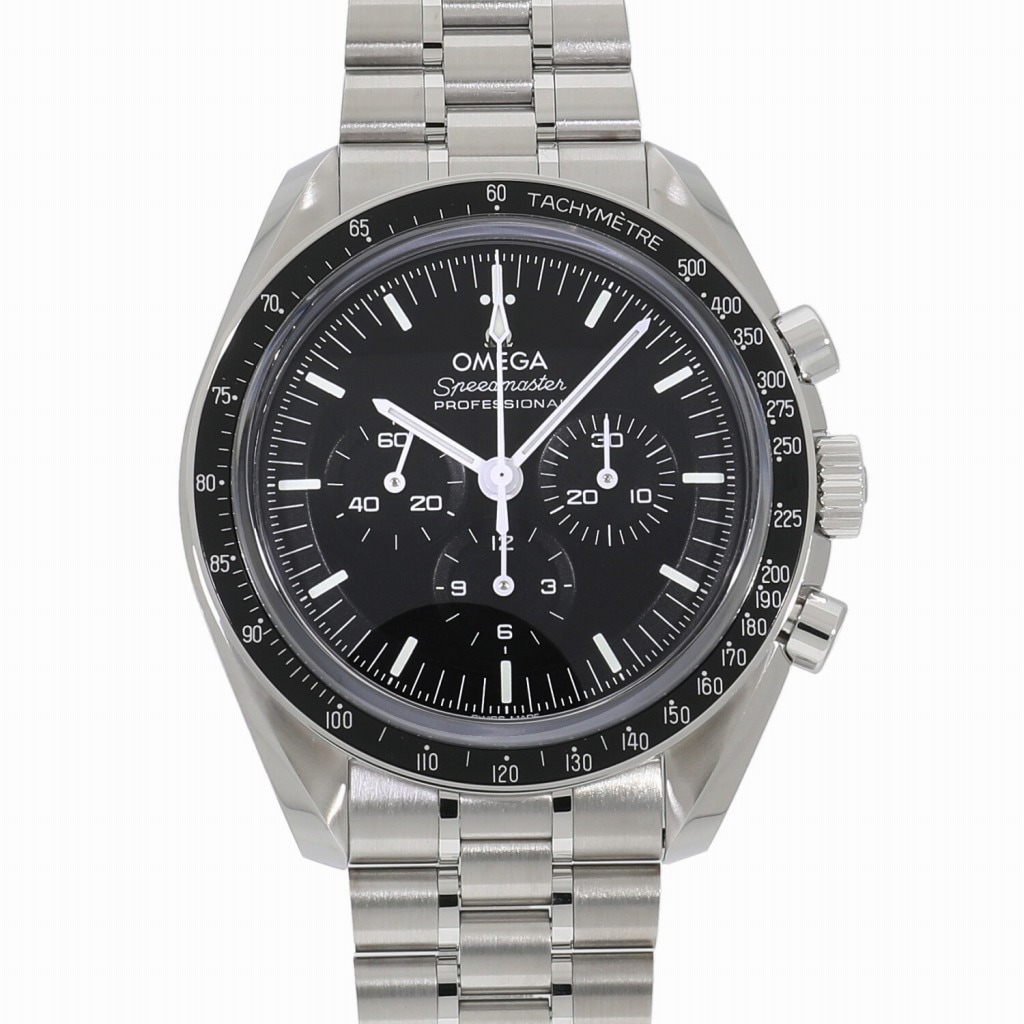 [未使用]オメガ スピードマスター ムーンウォッチ プロフェッショナル コーアクシャル マスター クロノメーター クロノグラフ ブラック 310.30.42.50.01.002 メンズ