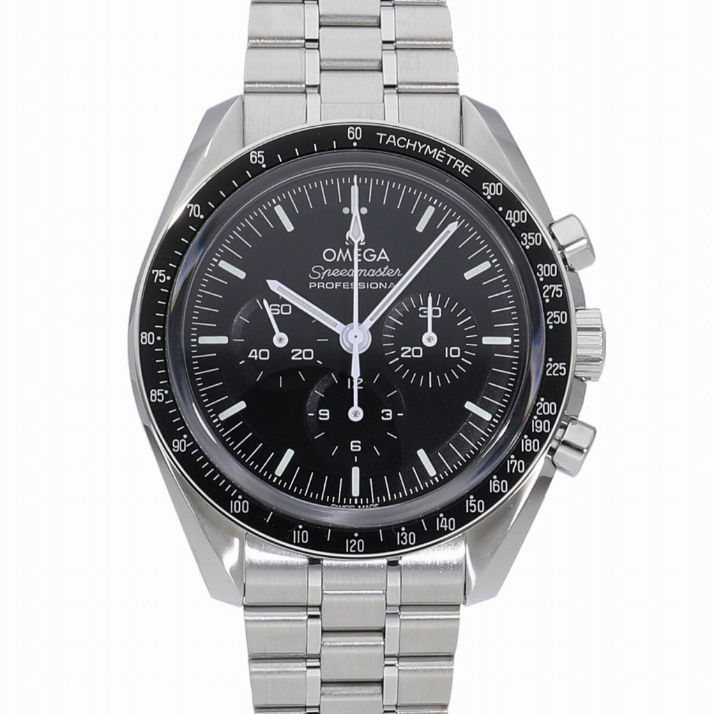 [未使用]オメガ スピードマスター ムーンウォッチ プロフェッショナル コーアクシャル マスター クロノメーター クロノグラフ ブラック 310.30.42.50.01.002 メンズ