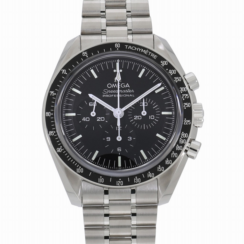 [未使用]オメガ スピードマスター ムーンウォッチ プロフェッショナル コーアクシャル マスター クロノメーター クロノグラフ ブラック 310.30.42.50.01.002 メンズ