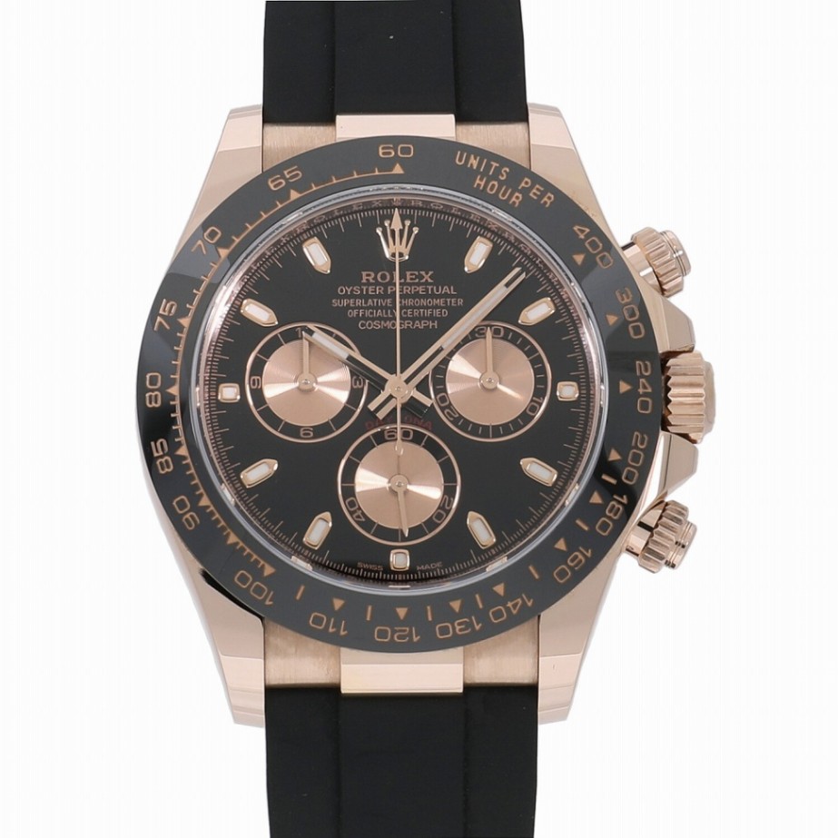 [中古]ロレックス コスモグラフ デイトナ ブラック×ピンク 116515LN ランダム メンズ