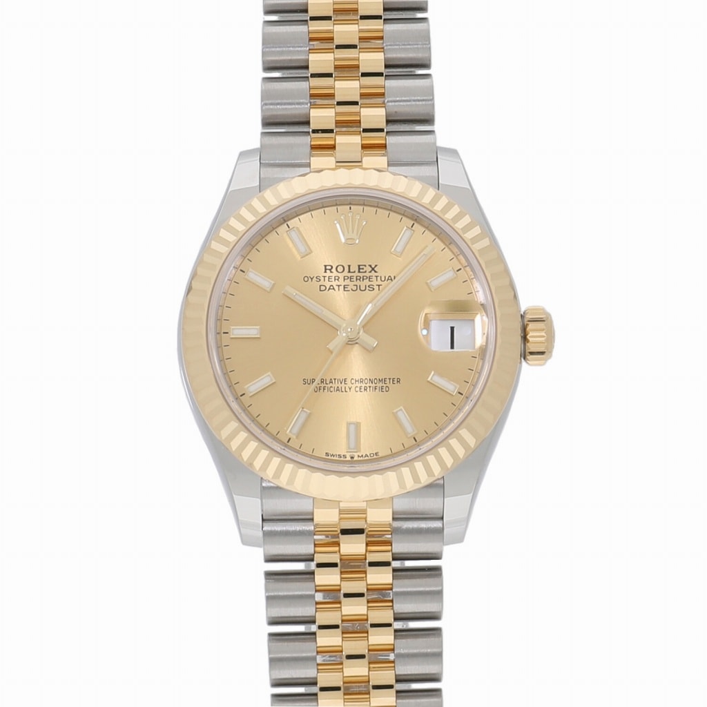 [未使用]ロレックス デイトジャスト 31 シャンパンゴールド 278273 ランダム ユニセックス