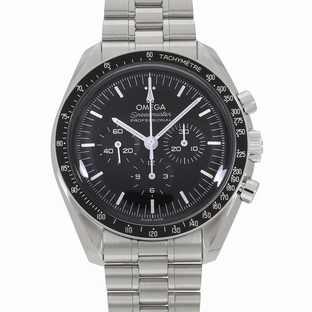 [未使用]オメガ スピードマスター ムーンウォッチ プロフェッショナル コーアクシャル マスター クロノメーター クロノグラフ ブラック 310.30.42.50.01.001 メンズ